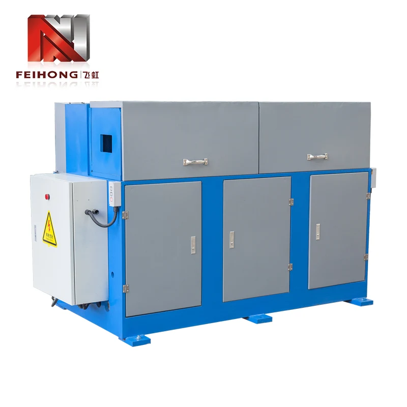 En-linje finned aluminiumsrør krympende maskine